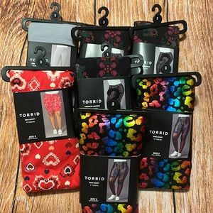 Torrid Plus Size Legging/Biker Short Lot, NWT